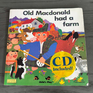 Girls Child's Play Old Macdonald Had a Farm Book Yellow Green One Size